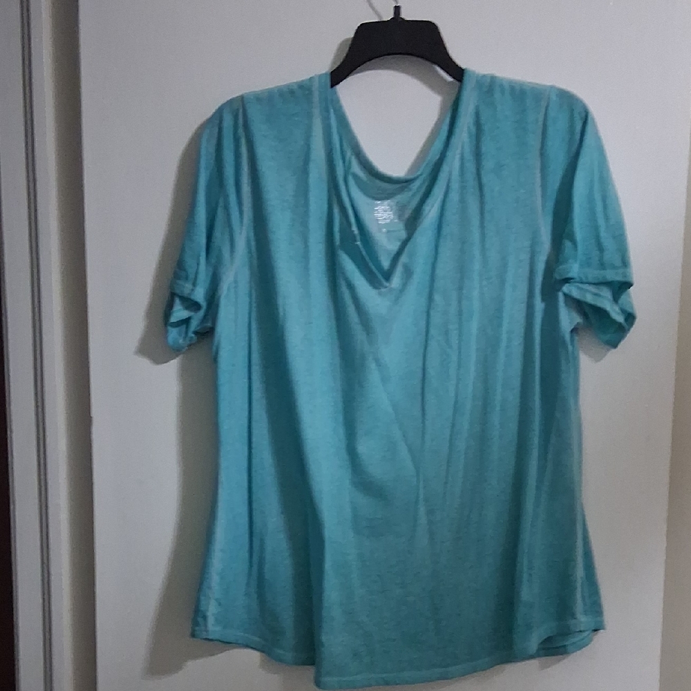 Terra & Sky Turquoise T-shirt Size 2X